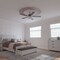 Ekena Millwork 74 3/4-in. OD x 68 1/2-in. ID x 3 1/8-in. W x 1/2-in. P Medway Floral Ceiling Ring Kit CRK73ME - alternate 7